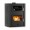 Salamandra a lenha para aquecimento central com forno Velmora Fire ATS HYDRO ΜΑSΙΝΑ 90-30 preto, 35kW
