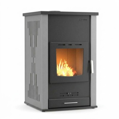 Salamandra a lenha para aquecimento central Velmora Fire ATS HYDRO cinza, 33kW - Produtos para comparar