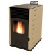 Salamandra a pellets Mytherm Angela TA 16 bege, 16kW | Salamandras a pellets |  |