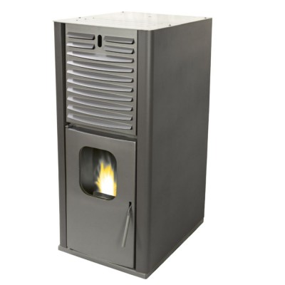 Salamandra a pellets para aquecimento central Mytherm IOLI TS 18 cinzento, 18kW - Produtos em promoção