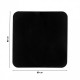 Plataforma de piso à prova de fogo para fogão a lenha, aço preto 2mm, tamanho 80x80cm | Acessórios |  |