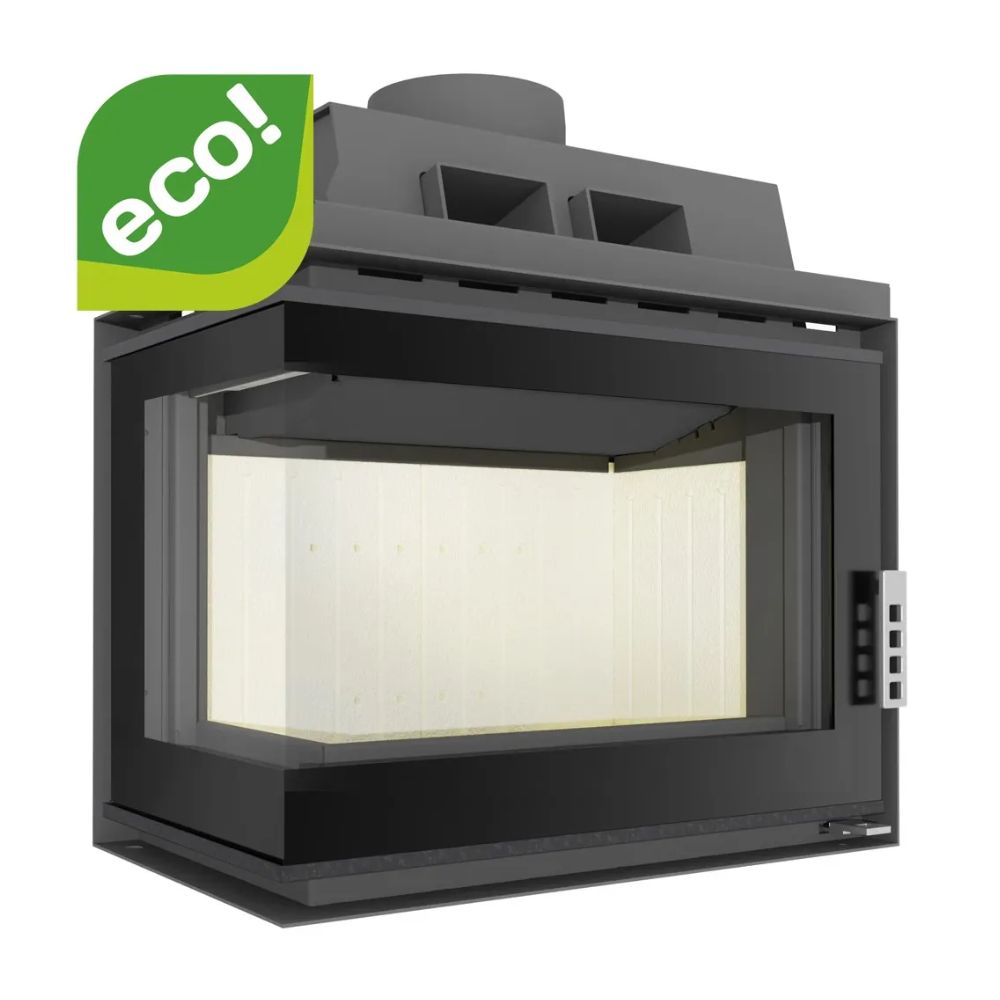 Lareira a lenha UNIFLAM 600 DURO S com alimentação de ar, lado esquerdo, 11kW | Lareiras modernas | Lareiras |