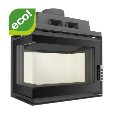 Lareira a lenha UNIFLAM 600 DURO S com alimentação de ar, lado esquerdo, 11kW - Lareiras