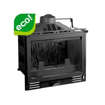 Lareira a lenha UNIFLAM 600 ECO com registo, 8kW - Lareiras