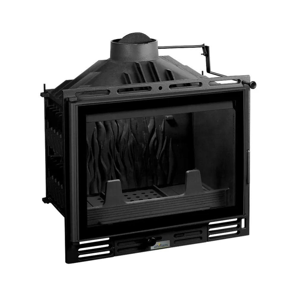 Lareira a lenha UNIFLAM 600 PLUS ECO com registo, 8kW | Lareiras modernas | Lareiras |