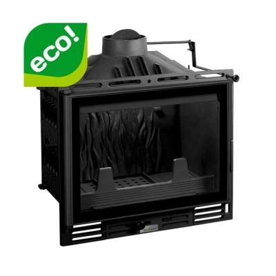 Lareira a lenha UNIFLAM 600 PLUS ECO com registo e fornecimento de ar, 8kW - Lareiras