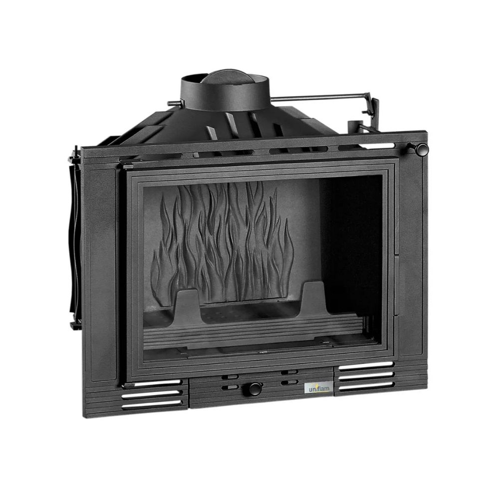 Lareira a lenha UNIFLAM 700 ECO com registo e fornecimento de ar, 8kW | Lareiras ferro fundido | Lareiras |