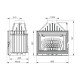 Lareira a lenha UNIFLAM 700 LUX ECO com registo, 12kW | Lareiras ferro fundido | Lareiras |