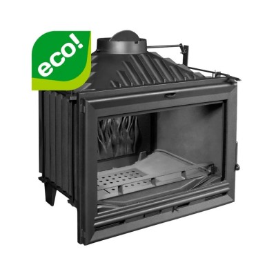 Lareira a lenha UNIFLAM 700 OPTION ECO com registo, 10kW - Lareiras