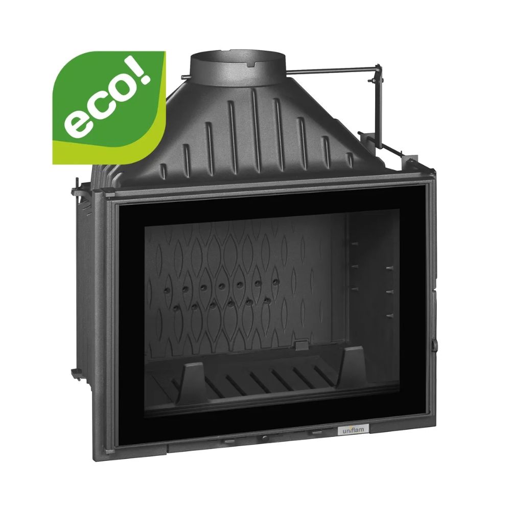 Lareira a lenha UNIFLAM 700 PLUS ECO com registo, 12kW | Lareiras ferro fundido | Lareiras |
