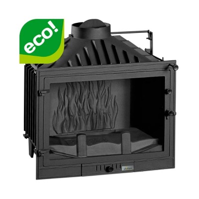 Lareira a lenha UNIFLAM 700 STANDARD ECO com registo e fornecimento de ar, 10kW - Lareiras