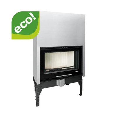 Lareira a lenha UNIFLAM 760 EVO com porta elevatória e alimentação de ar, 11 kW - Lareiras