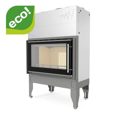 Lareira a lenha UNIFLAM 860 DURO com condutas de ar e alimentação de ar, 13 kW - Lareiras