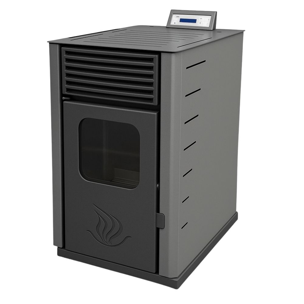 Salamandra a pellets Mytherm Angela TA 40 cinzento, 40kW | Salamandras a pellets Salamandra a pellets Mytherm Angela TA 40 cinzento, 40kW | Salamandras a pellets |  |