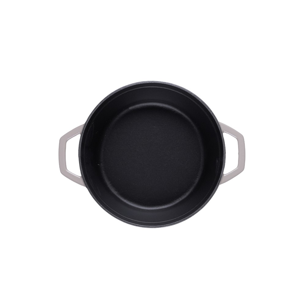 Panela funda de ferro fundido Hosse, Ivory, Ф12 | Panela de ferro fundido |  |