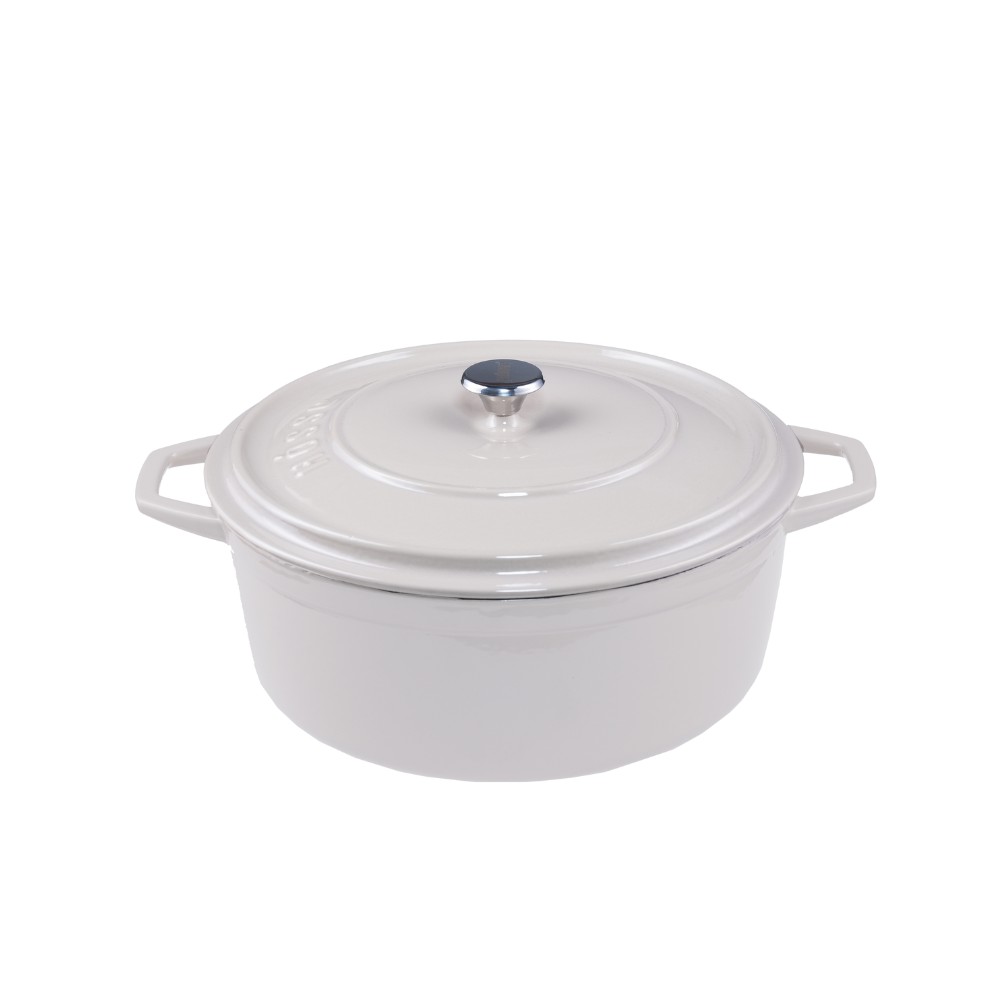 Panela funda de ferro fundido Hosse, Ivory, Ф20 | Panela de ferro fundido |  |