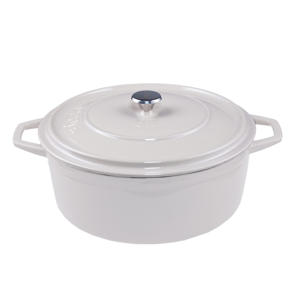 Panela funda de ferro fundido Hosse, Ivory, Ф28 | Panela de ferro fundido |  |
