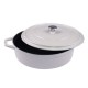 Panela rasa de ferro fundido Hosse, Ivory, Ф28 | Panela de ferro fundido |  |