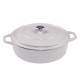 Panela rasa de ferro fundido Hosse, Ivory, Ф28 | Panela de ferro fundido |  |