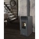 Salamandra a pellets Balkan Energy P10 Black, 10 kW | Salamandras a lenha com ventilação | Salamandras a pellets |