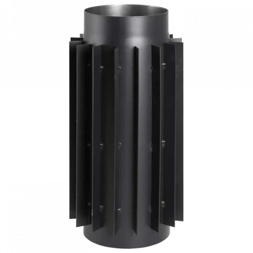 Radiador PARKANEX, aço, preto, Ø130, Espessura 2mm | Chaminés curvas | Chaminés |