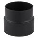 Adaptador de chaminé PARKANEX, aço, preto, Ø120-130, Espessura 2mm | Chaminés curvas | Chaminés |