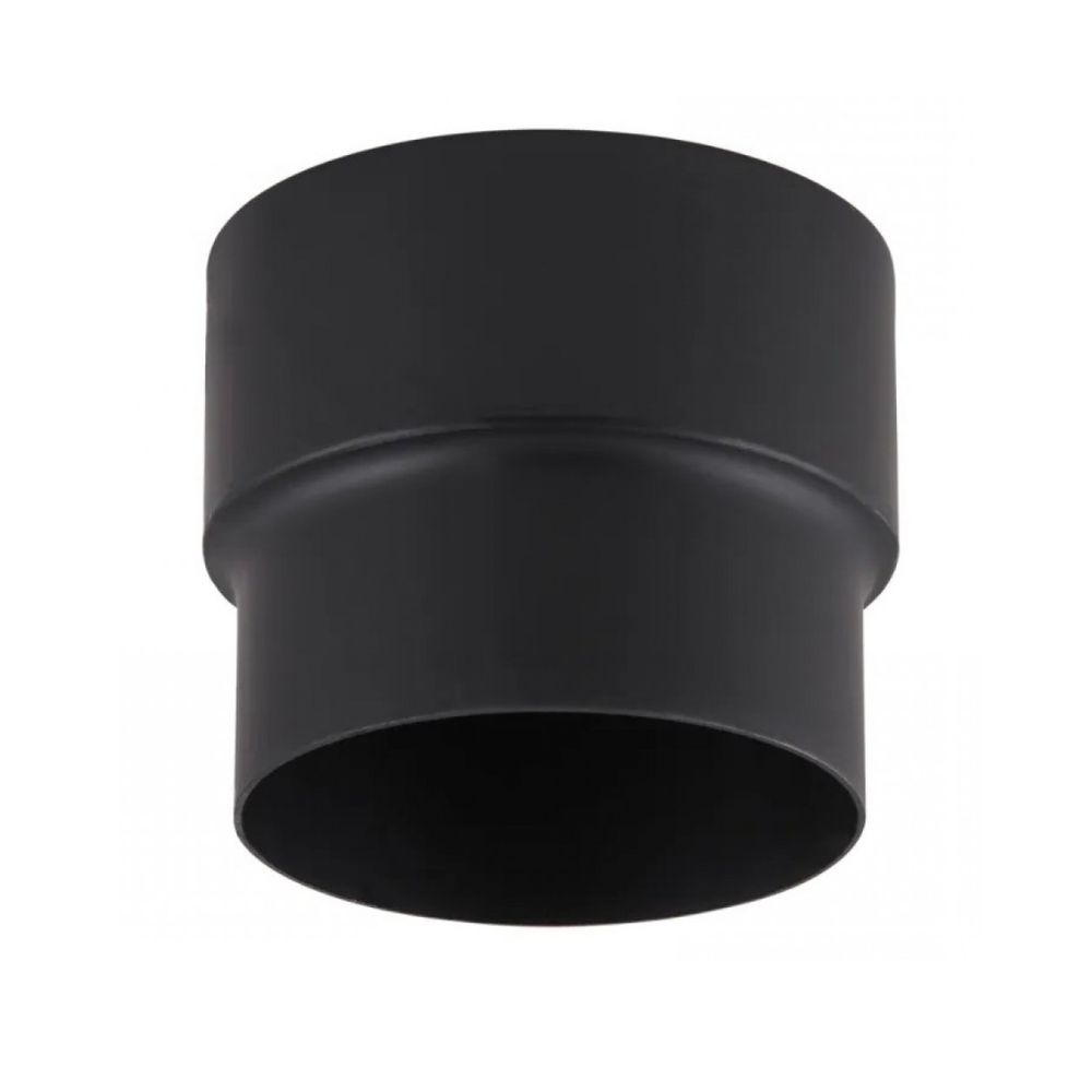 Adaptador de chaminé PARKANEX, aço, preto, Ø130-150, Espessura 2mm | Chaminés curvas | Chaminés |