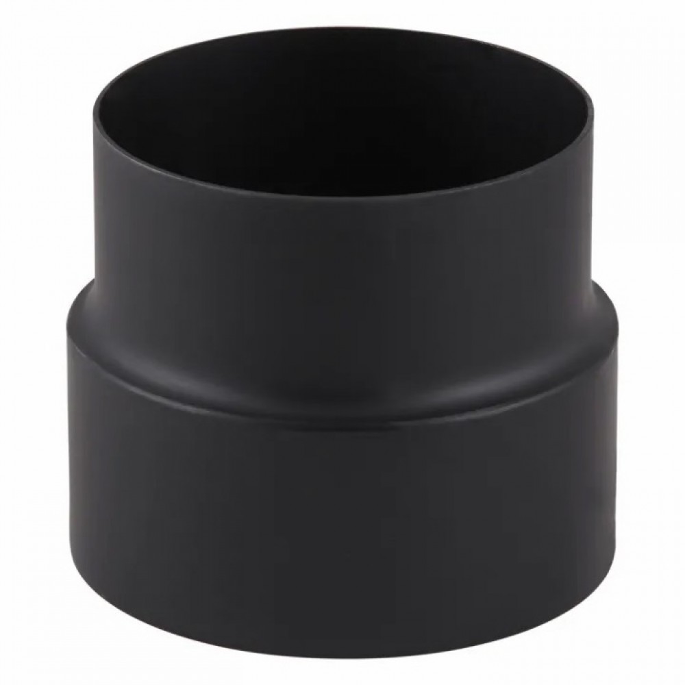 Adaptador de chaminé PARKANEX, aço, preto, Ø130-150, Espessura 2mm | Chaminés curvas | Chaminés |