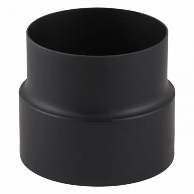 Adaptador de chaminé PARKANEX, aço, preto, Ø130-150, Espessura 2mm - Chaminés curvas