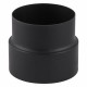 Adaptador de chaminé PARKANEX, aço, preto, Ø130-150, Espessura 2mm | Chaminés curvas | Chaminés |