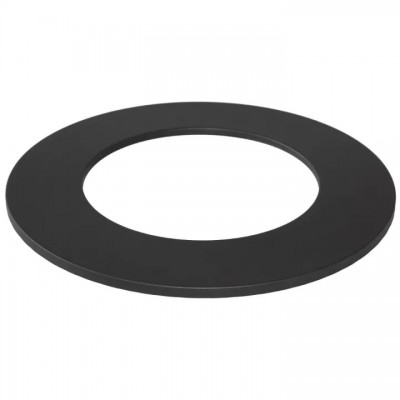 Roseta de chaminé PARKANEX, aço, preto, 50mm, Ø150, Espessura 2mm - Chaminés curvas