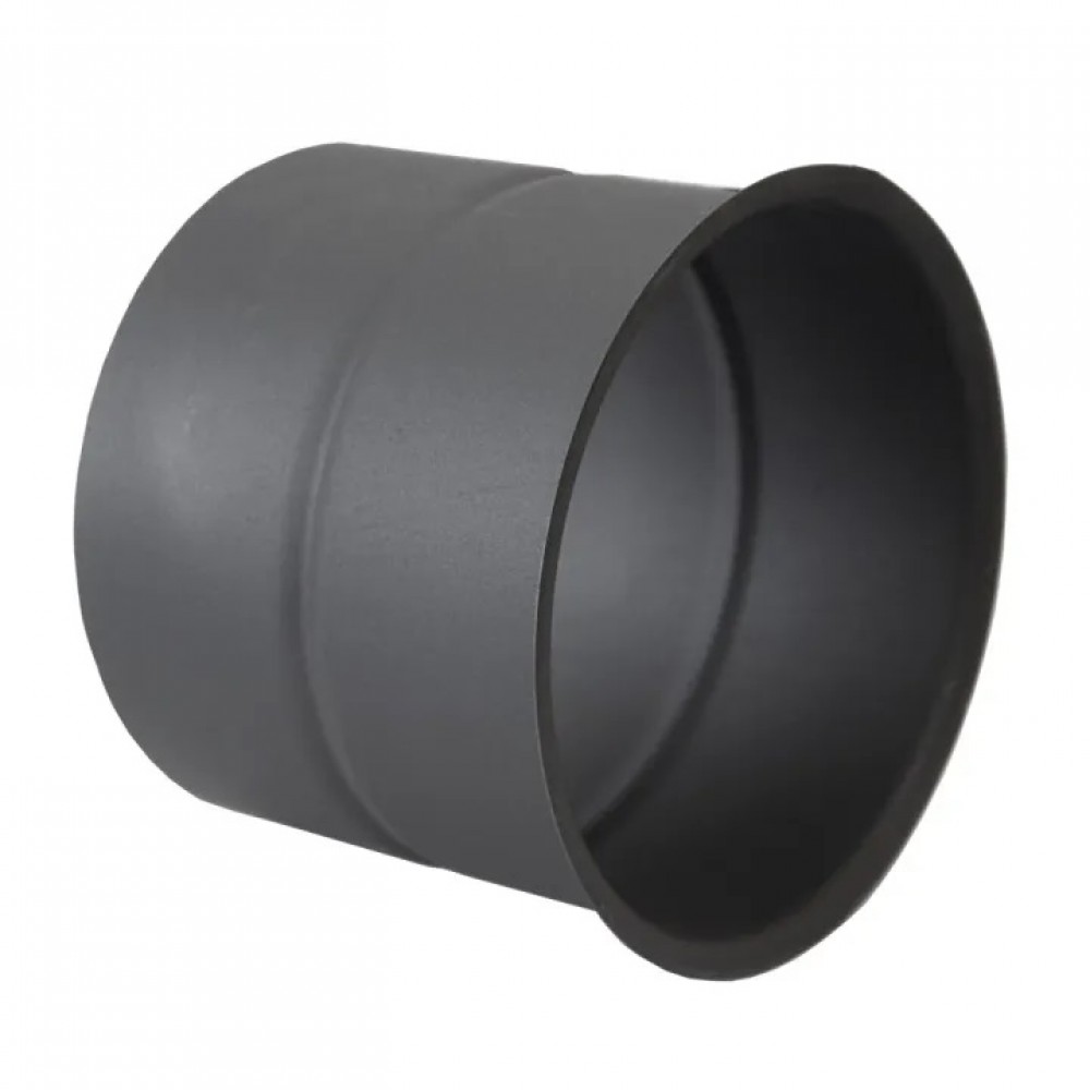 Roseta de chaminé PARKANEX, aço, preto, Ø150, Espessura 2mm | Chaminés curvas | Chaminés |