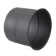 Roseta de chaminé PARKANEX, aço, preto, Ø150, Espessura 2mm | Chaminés curvas | Chaminés |
