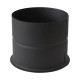 Roseta de chaminé PARKANEX, aço, preto, Ø150, Espessura 2mm | Chaminés curvas | Chaminés |