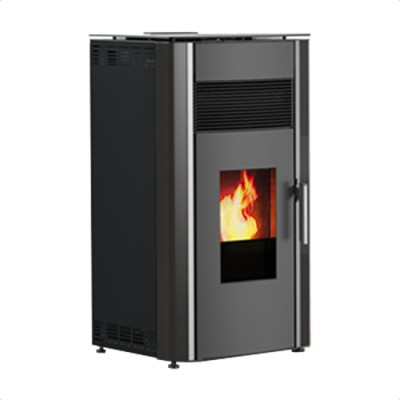 Salamandra a pellets Alfa Plam Luca, Preto, 8 kW - Produtos para comparar