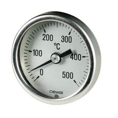 Bimetallic pyrometer Cewal, Rear stem DN40 - Produtos para comparar