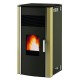Salamandra a pellets Alfa Plam Luca, Marfim, 8 kW | Salamandras a lenha com ventilação | Salamandras a pellets |