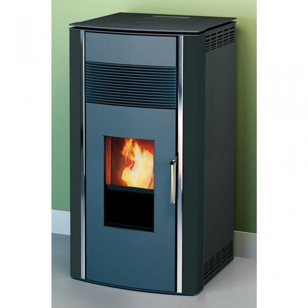 Salamandra a pellets Alfa Plam Luca, Preto, 8 kW | Salamandras a lenha com ventilação | Salamandras a pellets |