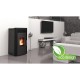 Salamandra a pellets para aquecimento central Alfa Plam Commo 15, Preto, 15 kW | Salamandras a pellets para aquecimento central | Salamandras a pellets |