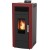 Salamandra a pellets para aquecimento central Alfa Plam Commo Bordeaux, 22.5 kW