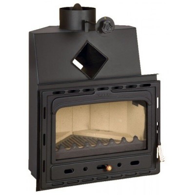 Lareira a lenha Prity AC, ferro fundido, 14kW - Lareiras