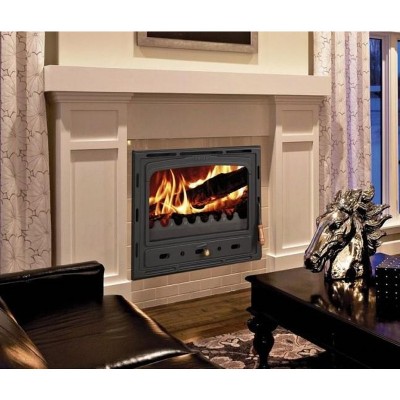 Lareira para aquecimento central Prity C W28, ferro fundido, 33.2kw - Lareiras