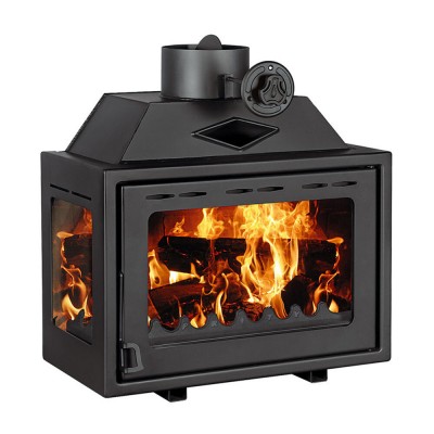 Lareira a lenha Prity O, Esquerda,10kw - Lareiras