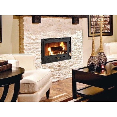 Lareira a lenha Prity CF, ferro fundido, 18.2kW - Lareiras