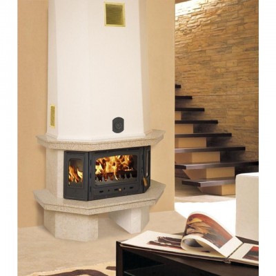 Lareira para aquecimento central Prity TC W28, ferro fundido, 33.3kw - Produtos para comparar