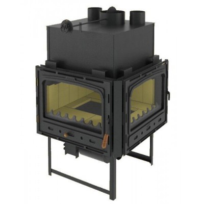 Lareira a lenha Prity 2CF, ferro fundido, 18.2kW - Lareiras