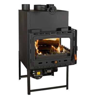 Lareira a lenha Prity 2CF, ferro fundido, 18.2kW - Lareiras