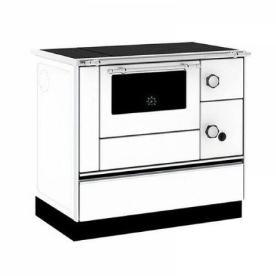 Fogão à lenha Alfa Plam Alfa 90 H Favorit Branco, 6.4kW - Fogões a lenha