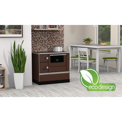 Fogão à lenha Alfa Plam Alfa 90 H Favorit Marrom, 6.4kW - Fogões a lenha