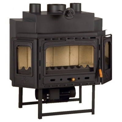 Lareira a lenha Prity TCF, ferro fundido, 18.5kW - Lareiras